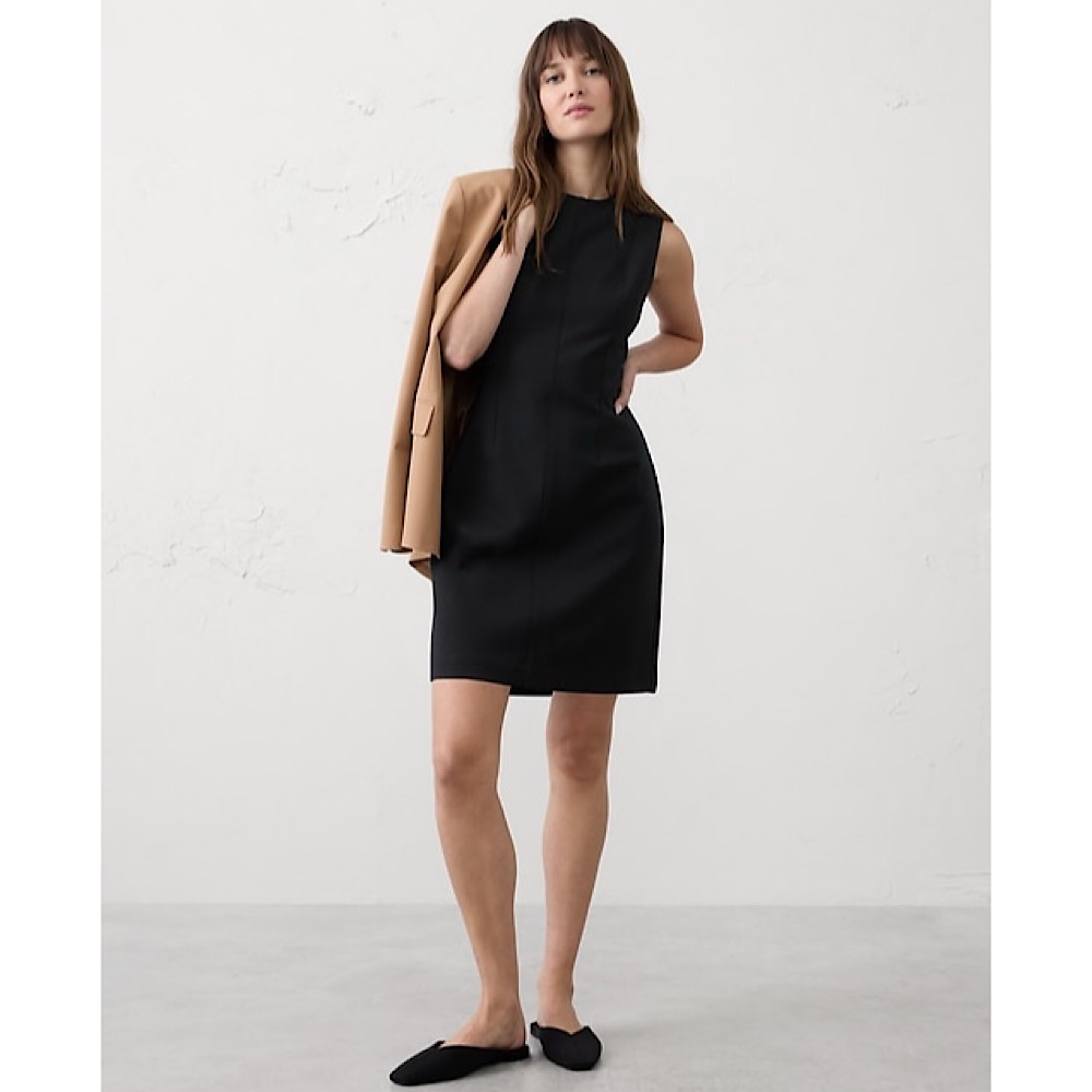 Banana Republic Elegant Black Sleeveless Dress